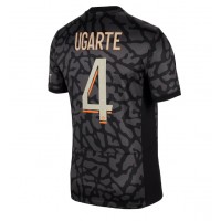 Paris Saint-Germain Manuel Ugarte #4 Tretí futbalový dres 2023-24 Krátky Rukáv